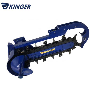 New design KINGER trencher manufacture for excavator skid loader