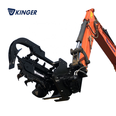 New design KINGER hydraulic  trencher YDH-T1200 for mini excavator