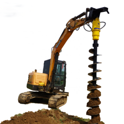 Excavator  Skid Steer Backhoe KINGER Hydraulic Earth Auger Drill Post Hole Digger